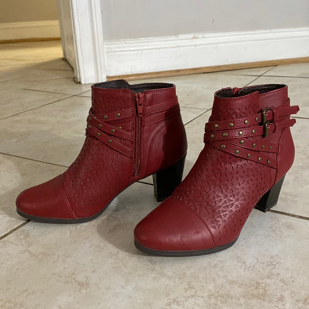 Rialto Womens Ankle Boots Faux Leather